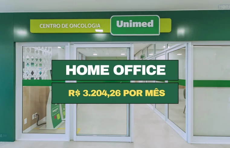 Home Office: UNIMED Abre vaga 100% Home Office para Assistente de Designer Gráfico com salário de R$ 3.204,26