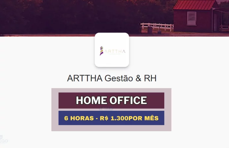 Empresa abre vaga HOME OFFICE para Assistente Comercial 06 horas por dia com Salário de R$ 1.300.00 por mês