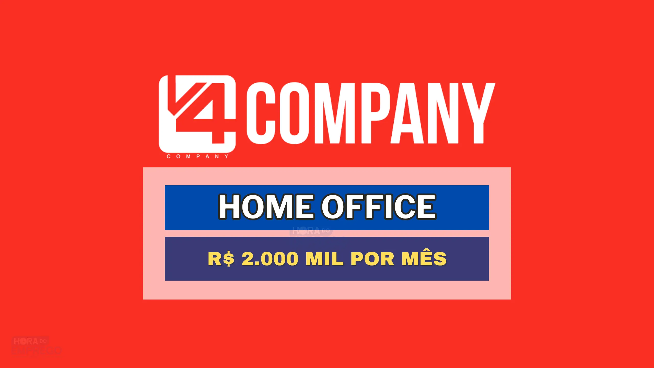 V4 Company abre vaga HOME OFFICE para Assistente Administrativo com salário de R$ 1.800,00 por mês