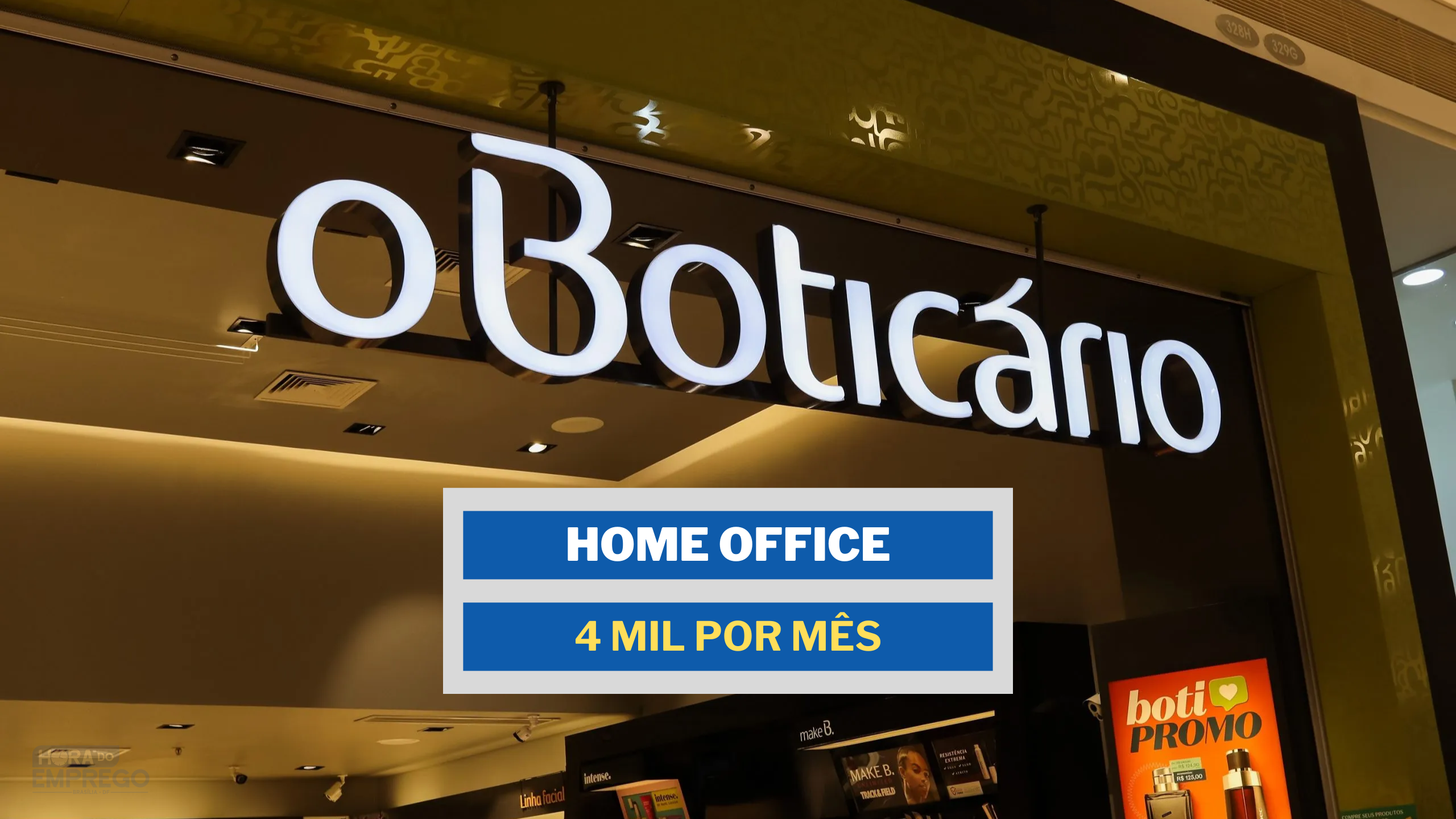 Grupo Boticário abre vaga 100% HOME OFFICE com salário de até R$ 4 mil por mês para Assistente Executivo