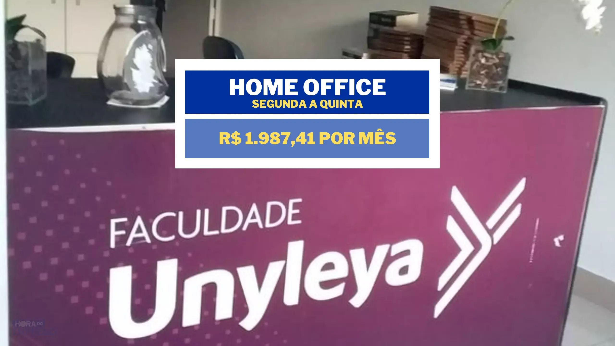 Unyleya Educacional abre vaga HOME OFFICE de Segunda a Quinta com salário de R$ 1.987,41