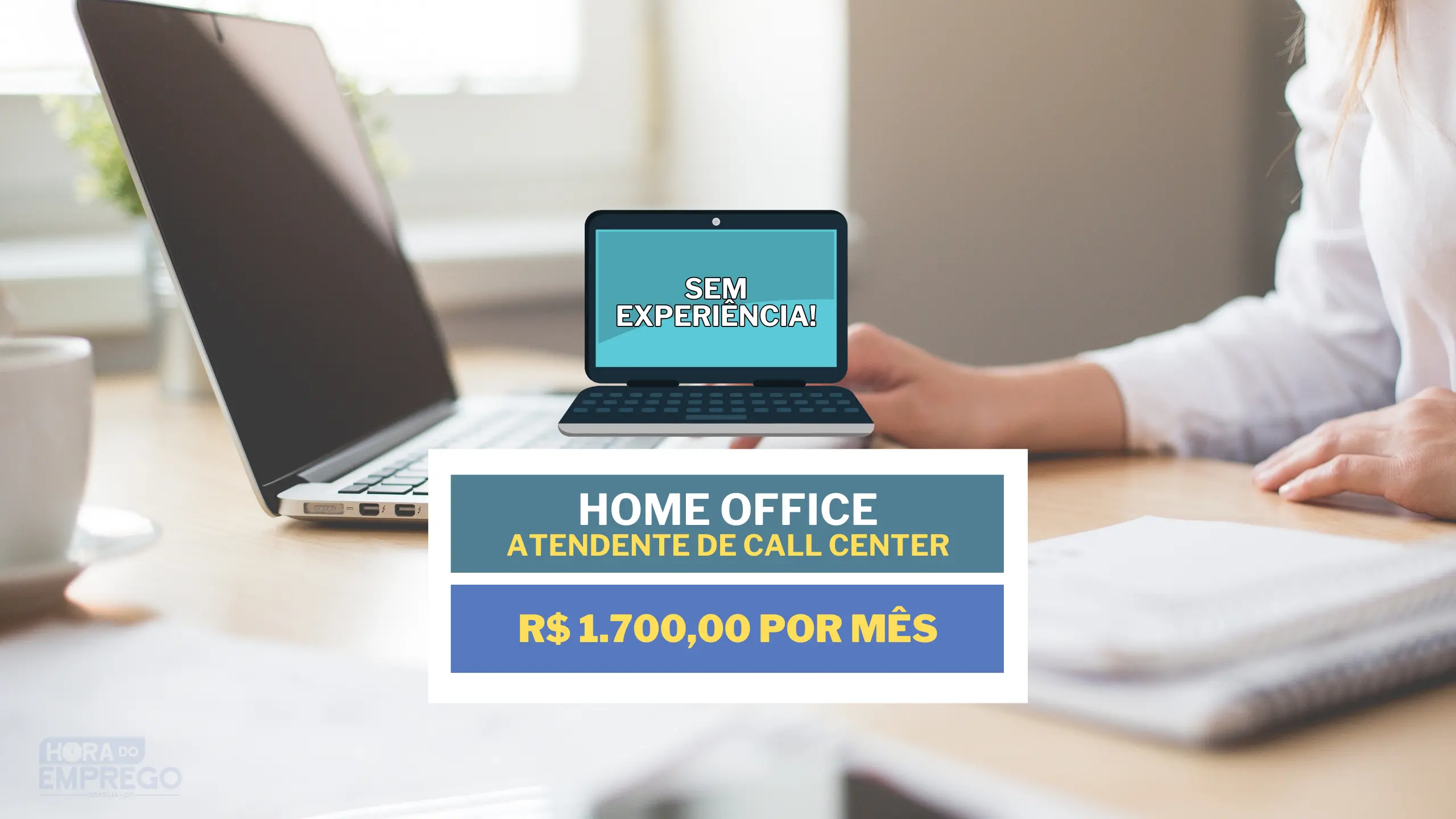 SEM EXPERIÊNCIA! Empresa de consignado abre vagas HOME OFFICE com salário de R$ 1.700,00 para Atendente de Call Center