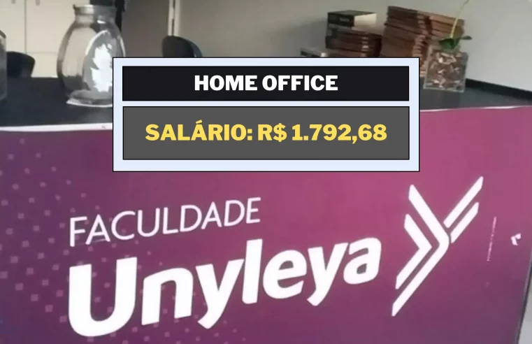 Unyleya Educacional abre 02 vagas HOME OFFICE com salário de R$ 1.792,68 para AUXILIAR ACADÊMICO I