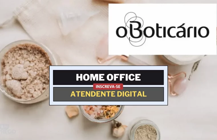 Grupo Boticário abriu vagas HOME OFFICE para TRABALHAR DE CASA no cargo de Analista de Mobilidade II