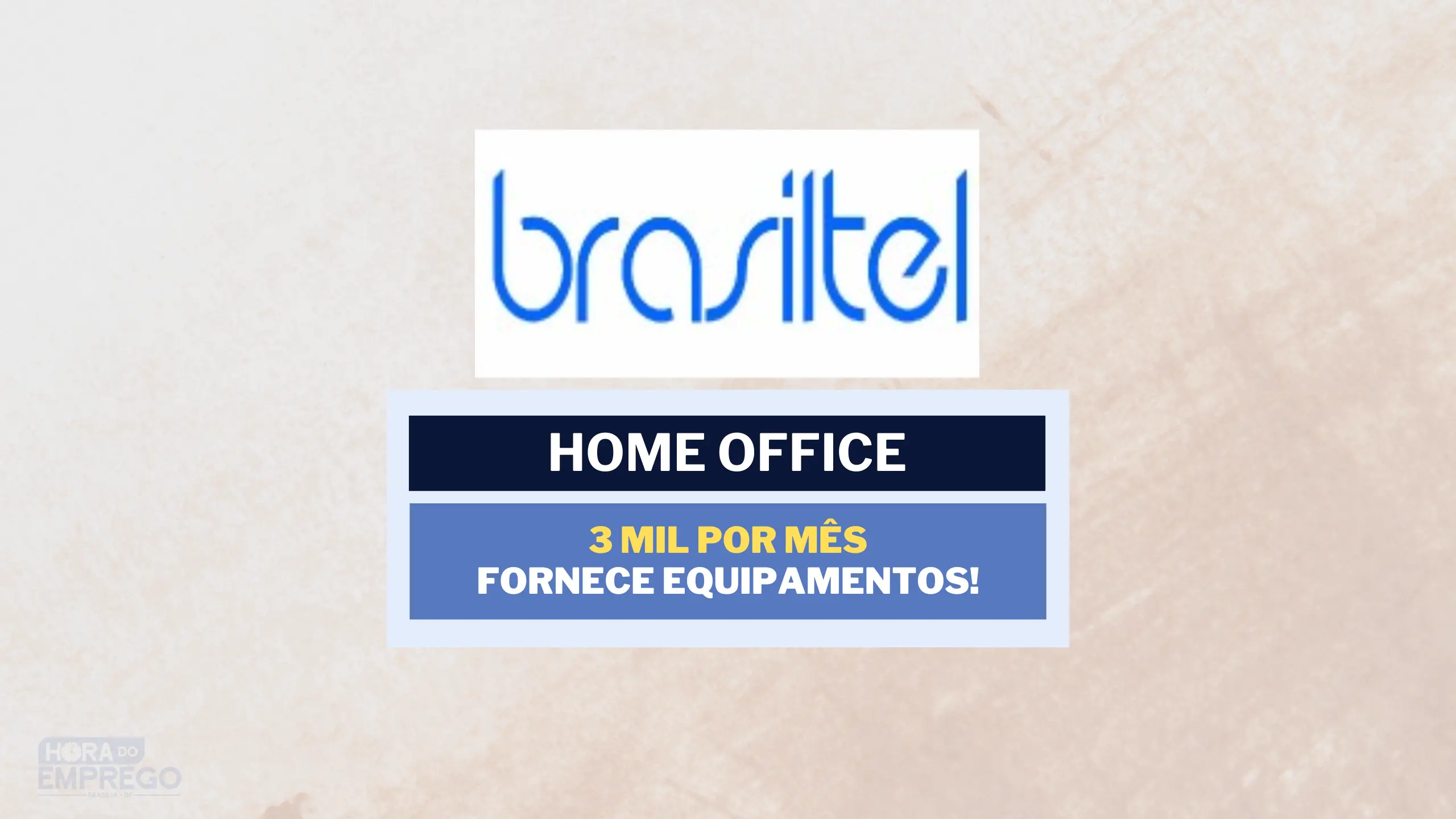 BRASILTEL anuncia 10 vagas HOME OFFICE com salário de 3 mil e ainda fornece Celular para trabalhar de Casa