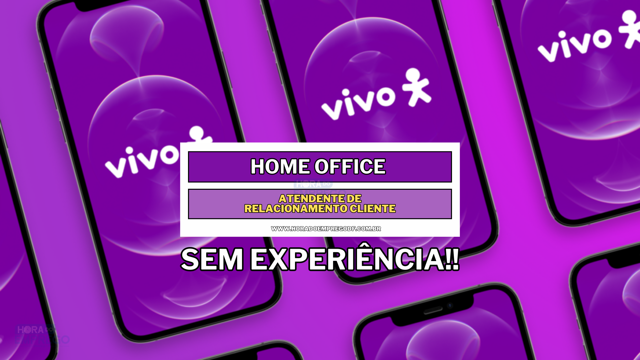 Sem experiência! Vivo abre vagas HOME OFFICE para Atendente de Relacionamento Cliente REMOTO