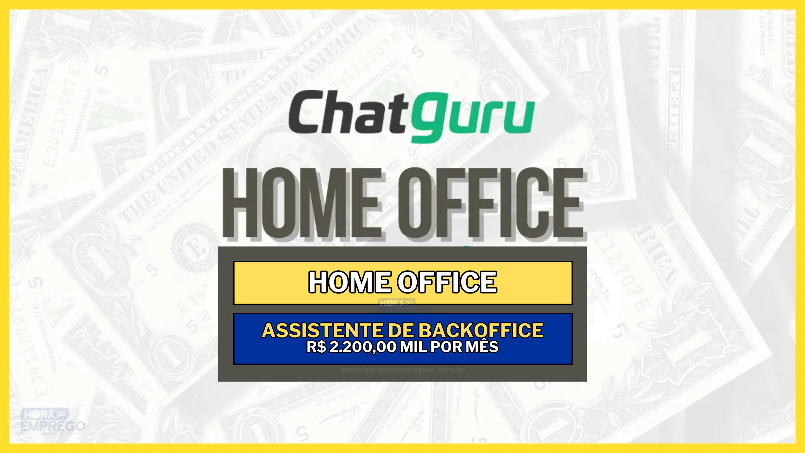 ChatGuru abre vagas HOME OFFICE para Assistente de Backoffice com Salário de R$ 2.200,00