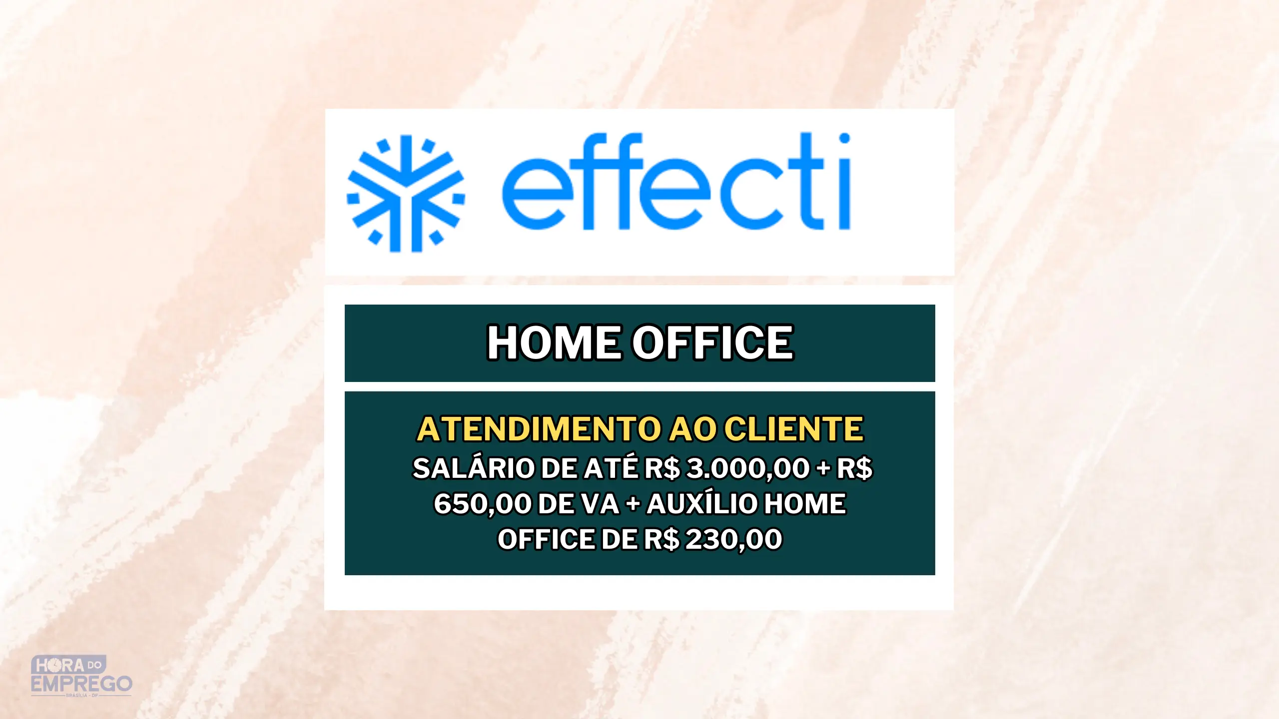 Vaga Home Office para Atendimento ao Cliente com salário de até R$ 3.000,00 + R$ 650,00 de VA + Auxílio Home Office de R$ 230,00