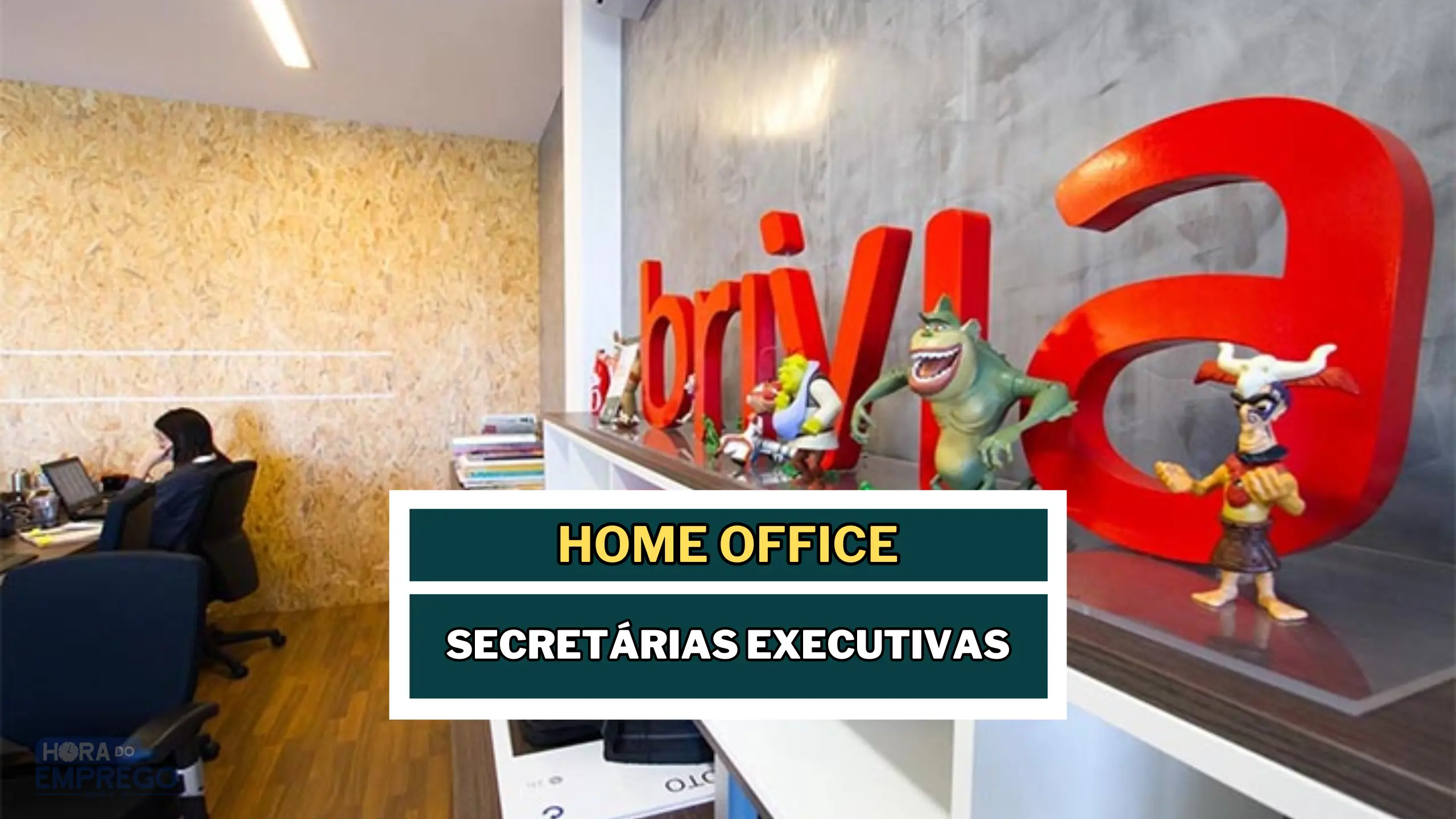 A Brivia está com vagas HOME OFFICE em aberto para Secretárias Executivas