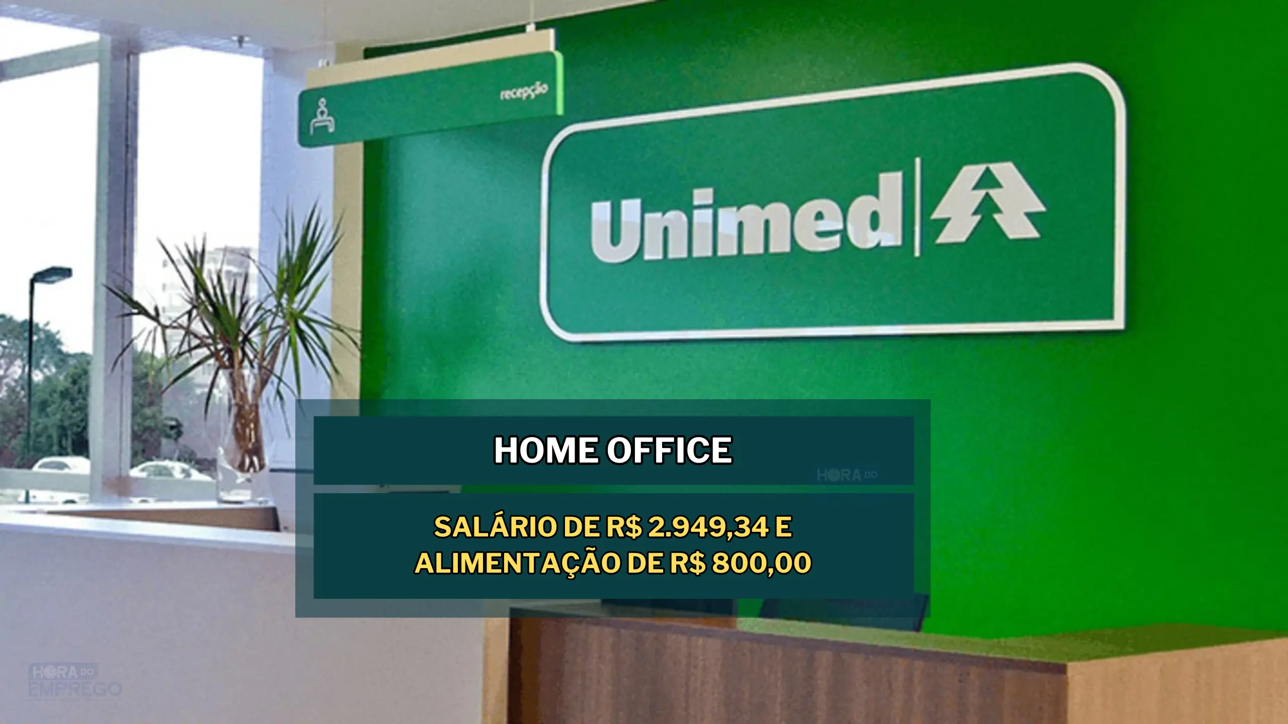 Unimed acaba de abrir vagas HOME OFFICE com salário de R$ 2.949,34 e Alimentação de R$ 800,00 para Assistente Financeiro