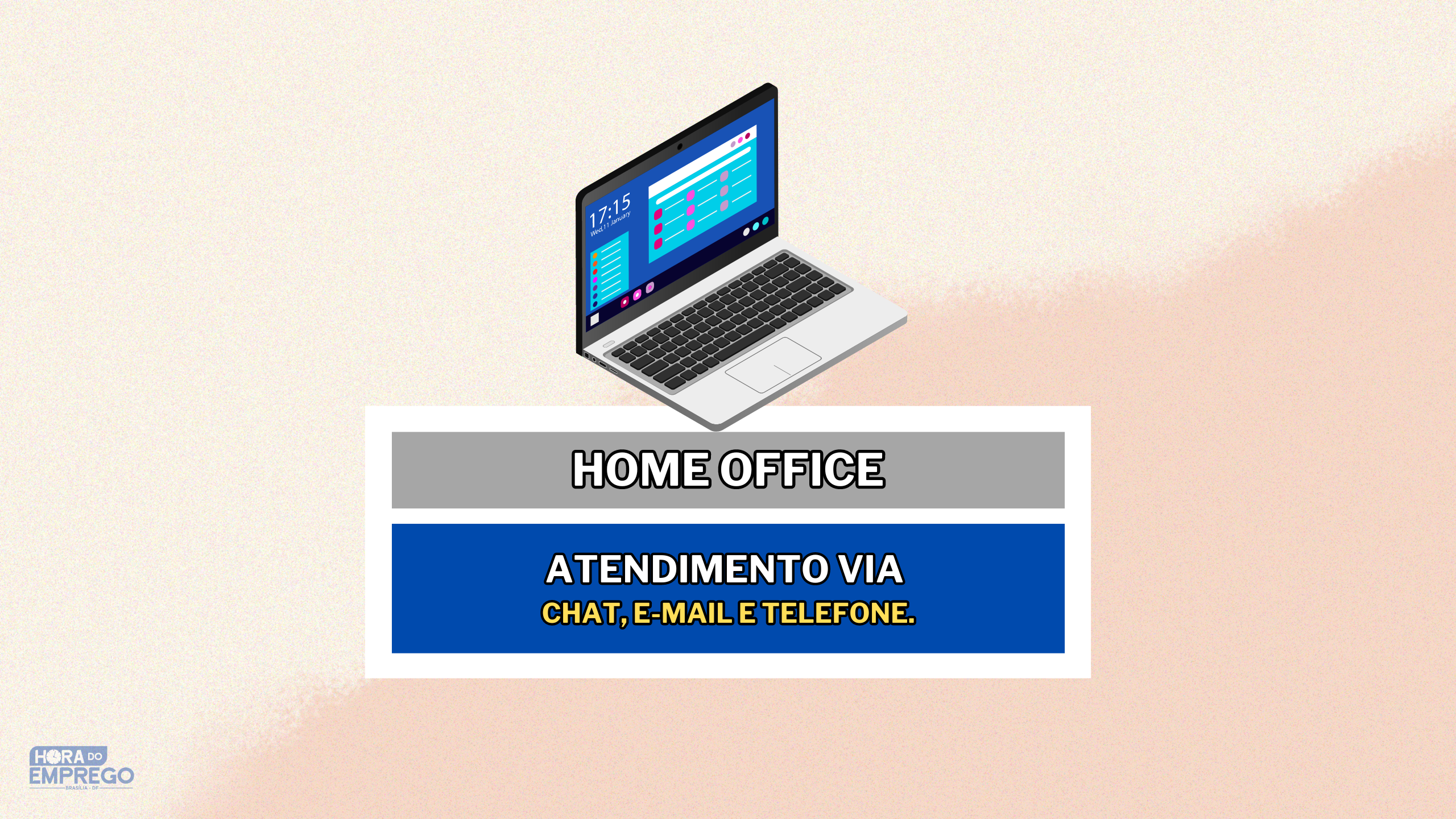 Emprego Home Office no período da Madrugada e Manhã para Atendimento via chat, e-mail e telefone.