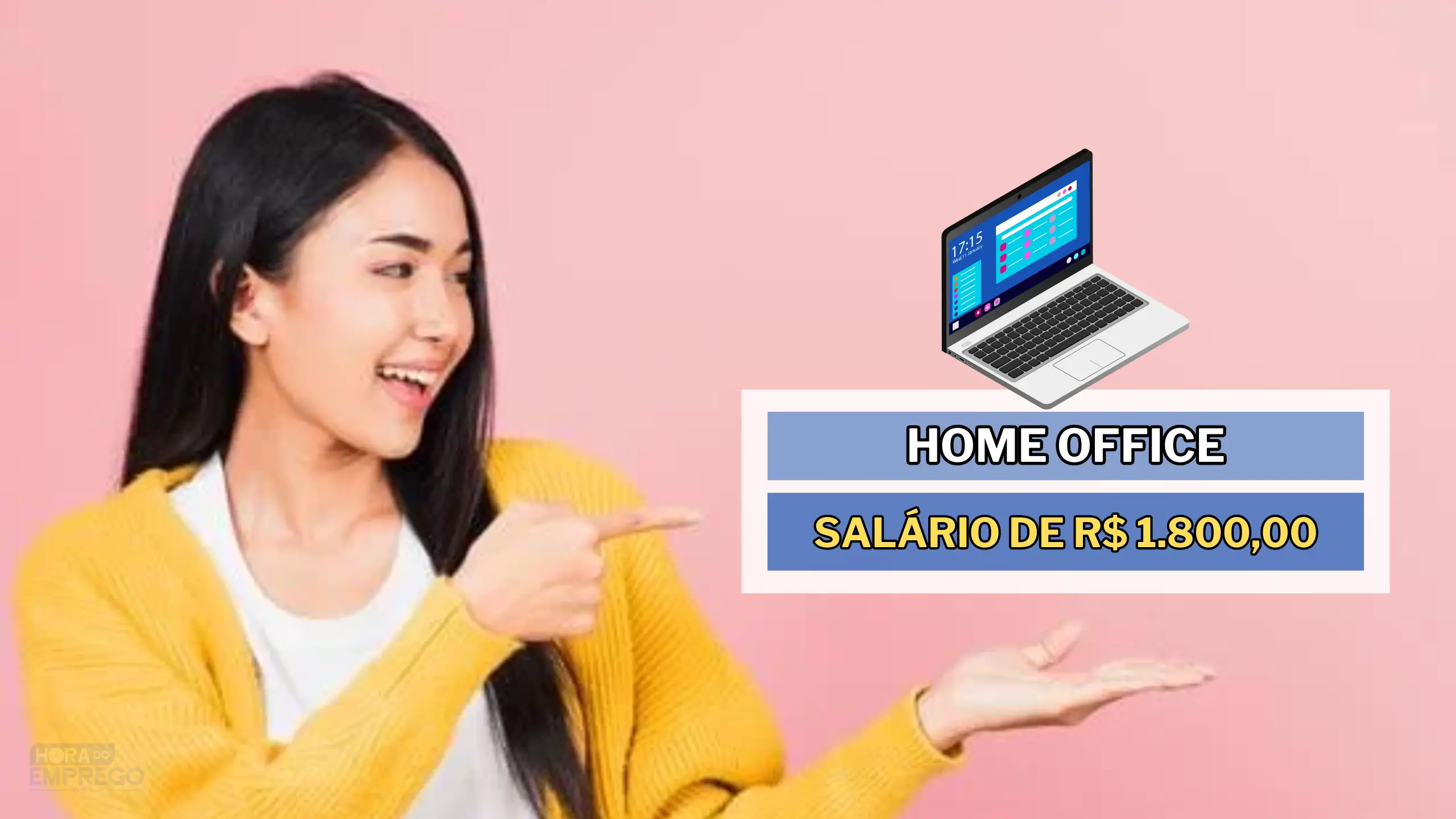 Home Office com Salário de R$ 1.800,00 + Alimentação de R$ 650,00 para Agente de Registro