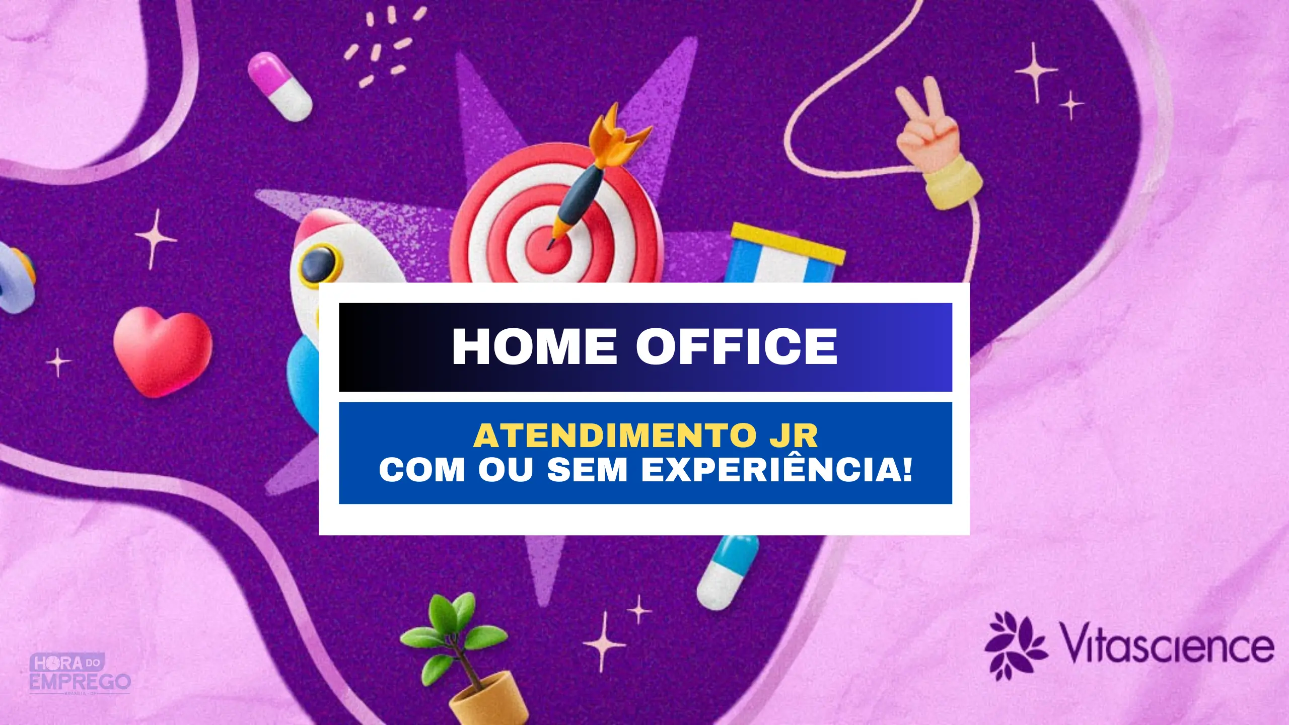 Com ou sem experiência! Vitascience abriu vagas Home Office para Atendimento Jr