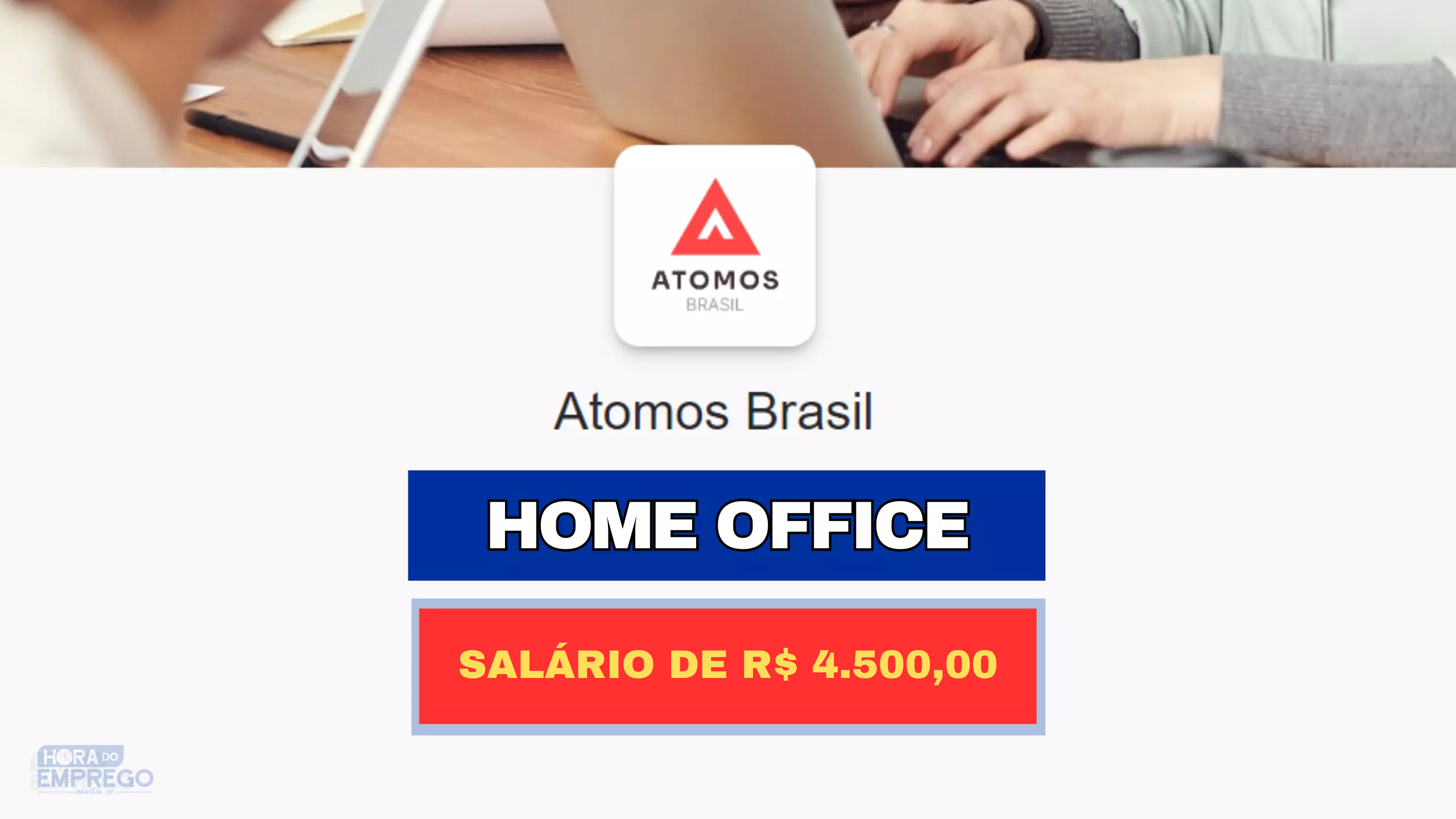 Atomos Brasil abriu vaga Home Office com Salário de R$ 4.500,00 para Analista de Departamento Pessoal